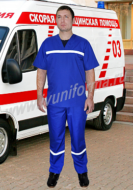 Костюм мужской для скорой помощи арт. СП-02-03-ТС